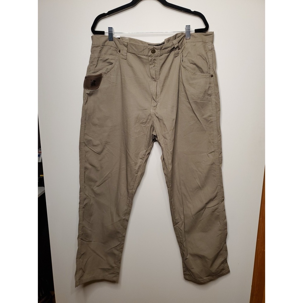 Wrangler Men's Workwear Technician Pants Relaxed Fit Khaki Size 40 x 30